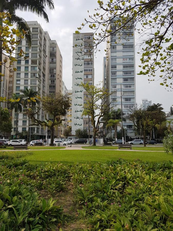 Apartamento Em Frente A Praia Do Embare - Santos Luaran gambar