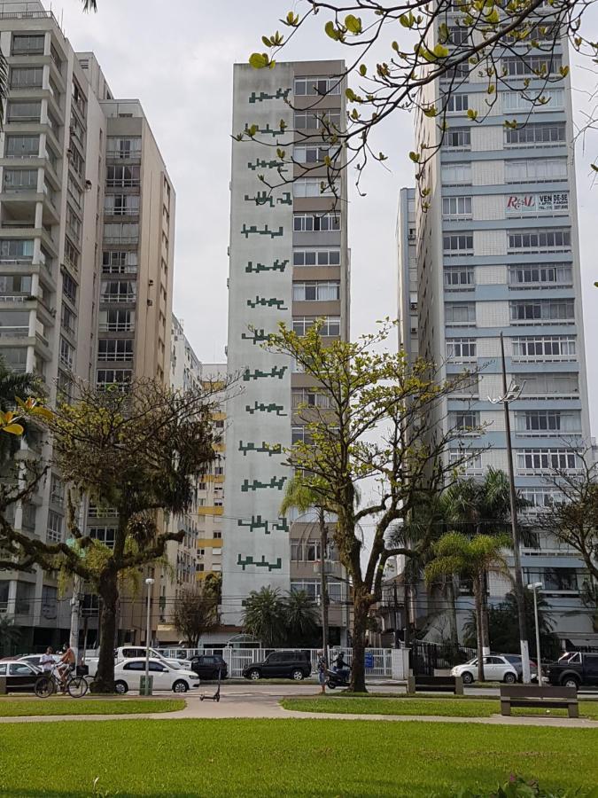 Apartamento Em Frente A Praia Do Embare - Santos Luaran gambar